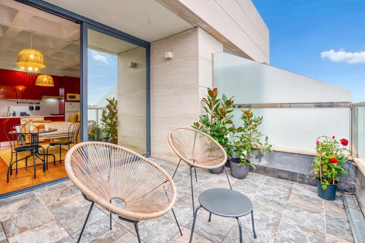 Cozy Penthouse, 20 Min To Downtown, Alcala Norte Madrid Kültér fotó